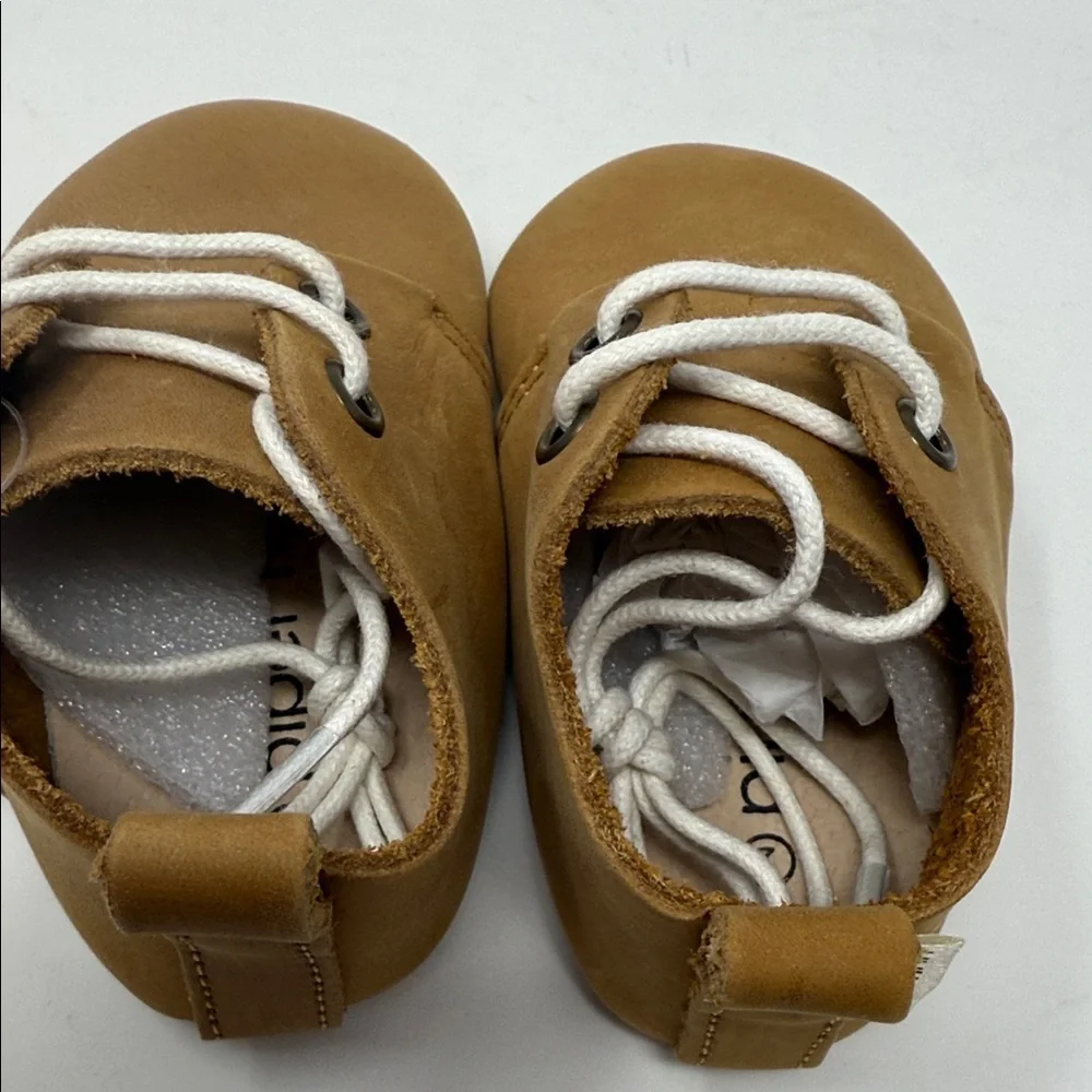 Piper Finn Tan Leather Kids /Baby Shoes Size 2 Genuine Leather